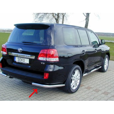 Защита заднего бампера SEKO (нерж.сталь) Toyota Land Cruiser 200 (2008-) бренд – SEKO (Германия) главное фото